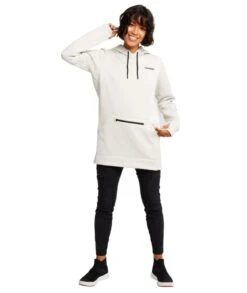 Burton W Oak Long Pullover Hoodie