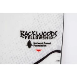 Weston Backcountry Backwoods Artist Series 21/22 -Optimaal Ski Apparatuur Winkel 2122 weston backwoodspsnowboard bottom detail