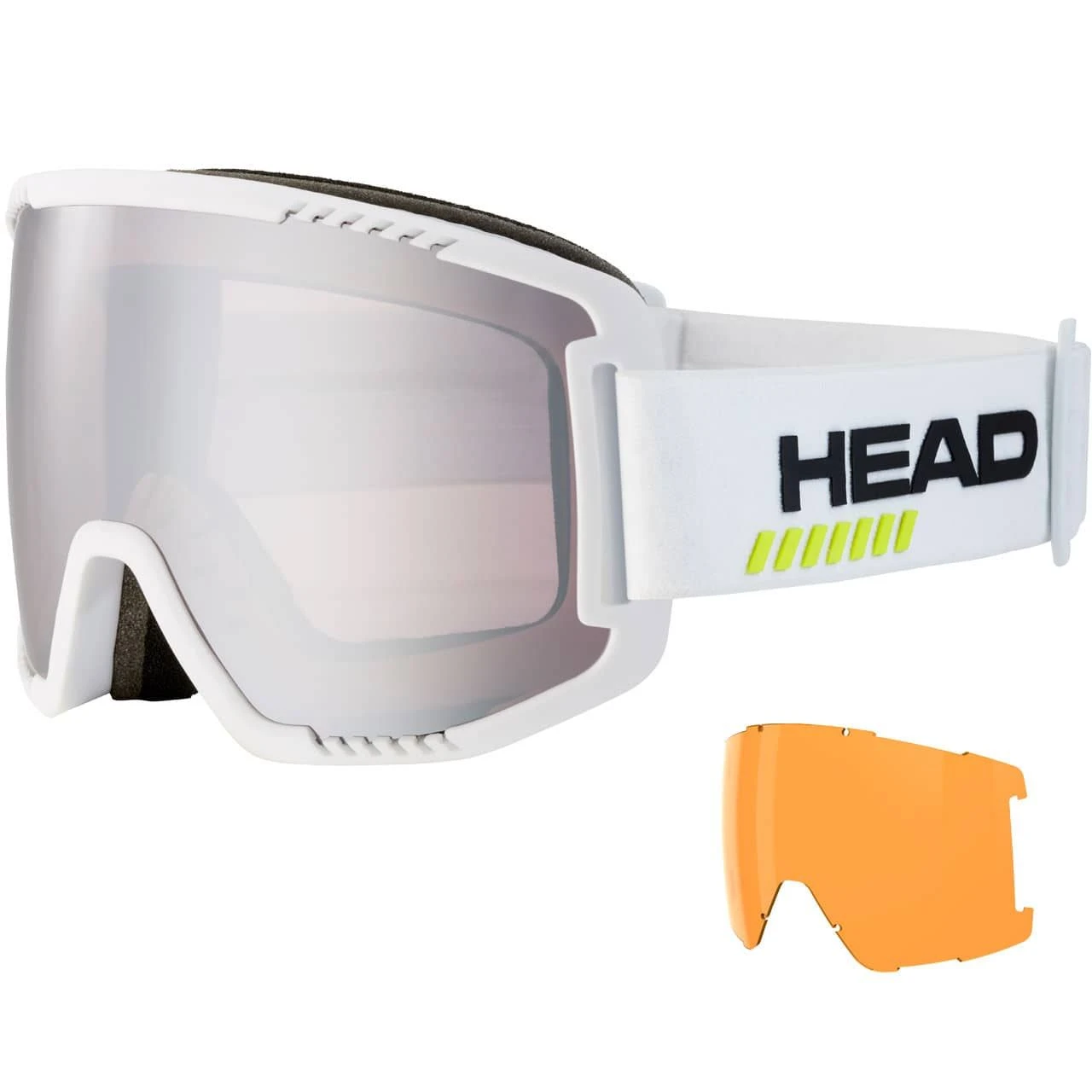 Head Contex Pro 5K Race Chrome/white + Reserve Lens 1 Head Contex Pro 5K Race Chrome/white + Reserve Lens