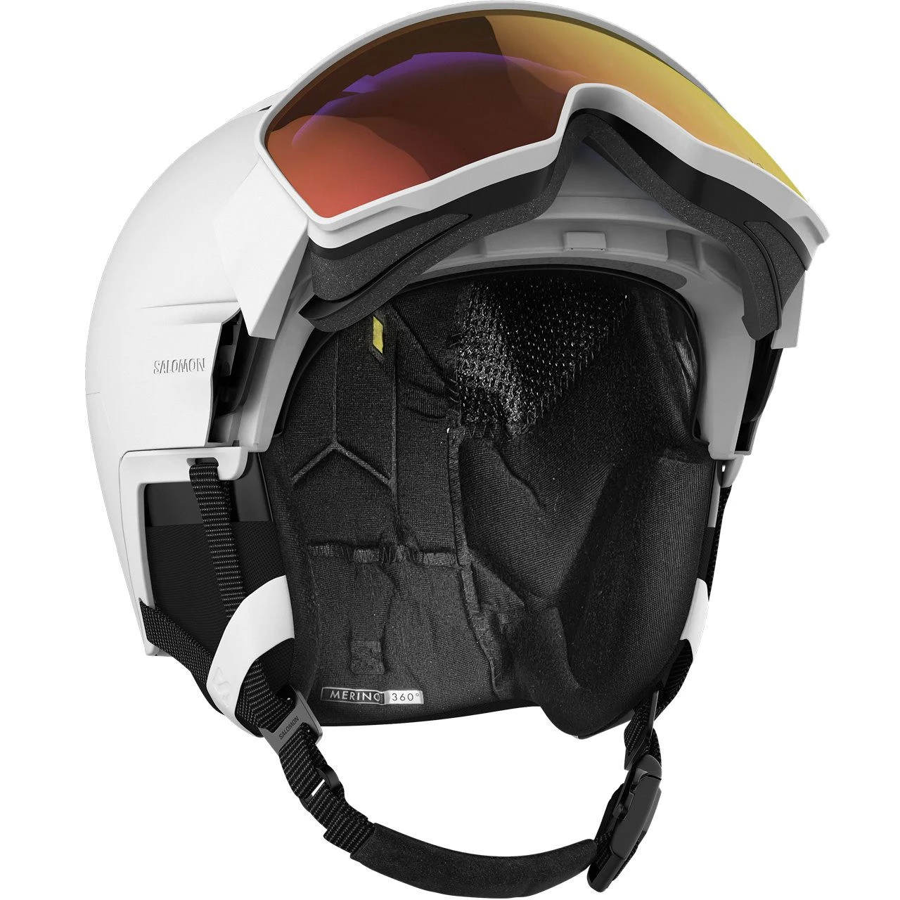 Salomon Driver Prime Mips White Sigma Photo Poppy Red 2 Salomon Driver Prime Mips White Sigma Photo Poppy Red - Afbeelding 2