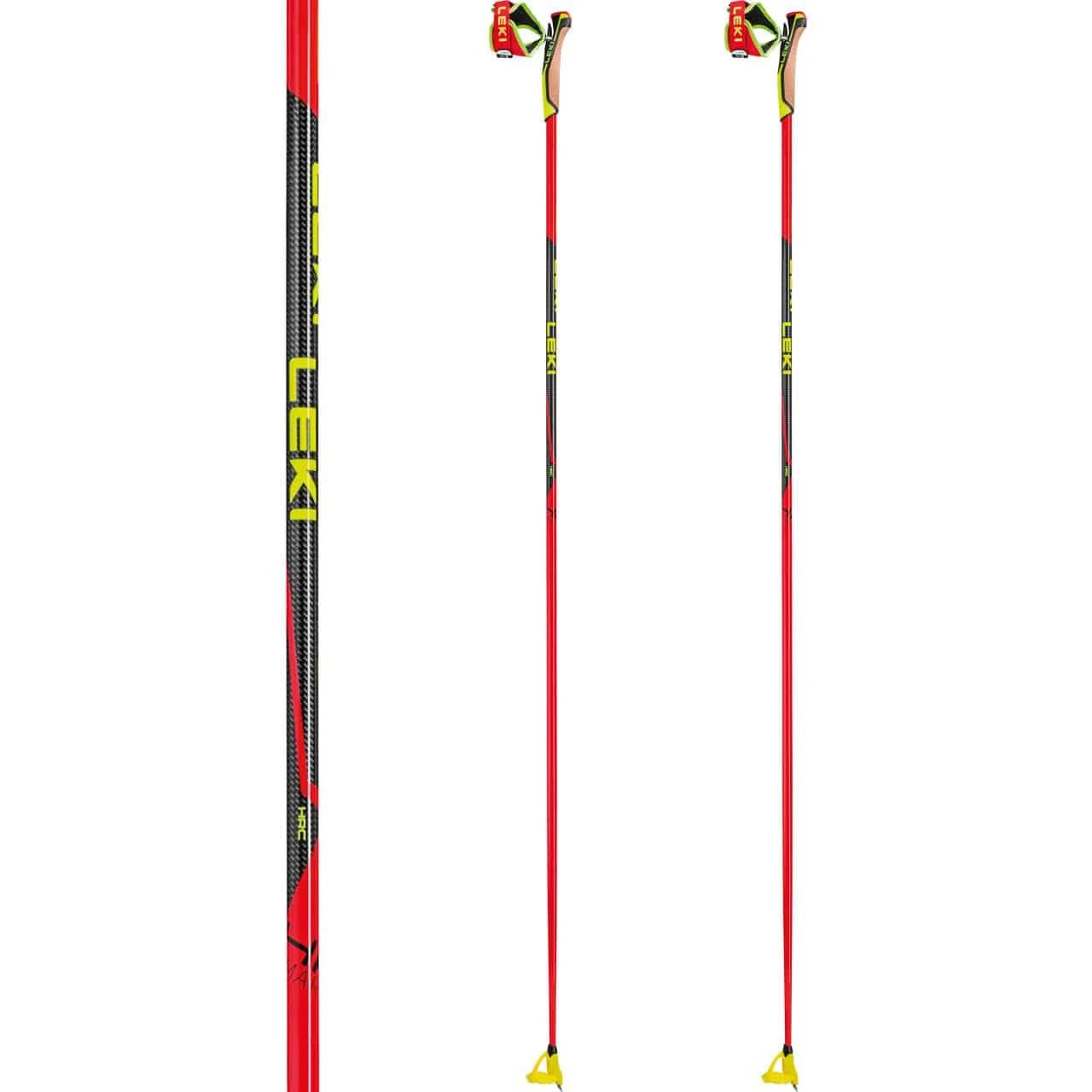 Leki HRC Marathon Bright Red/neonyellow/black 2 Leki HRC Marathon Bright Red/neonyellow/black - Afbeelding 2