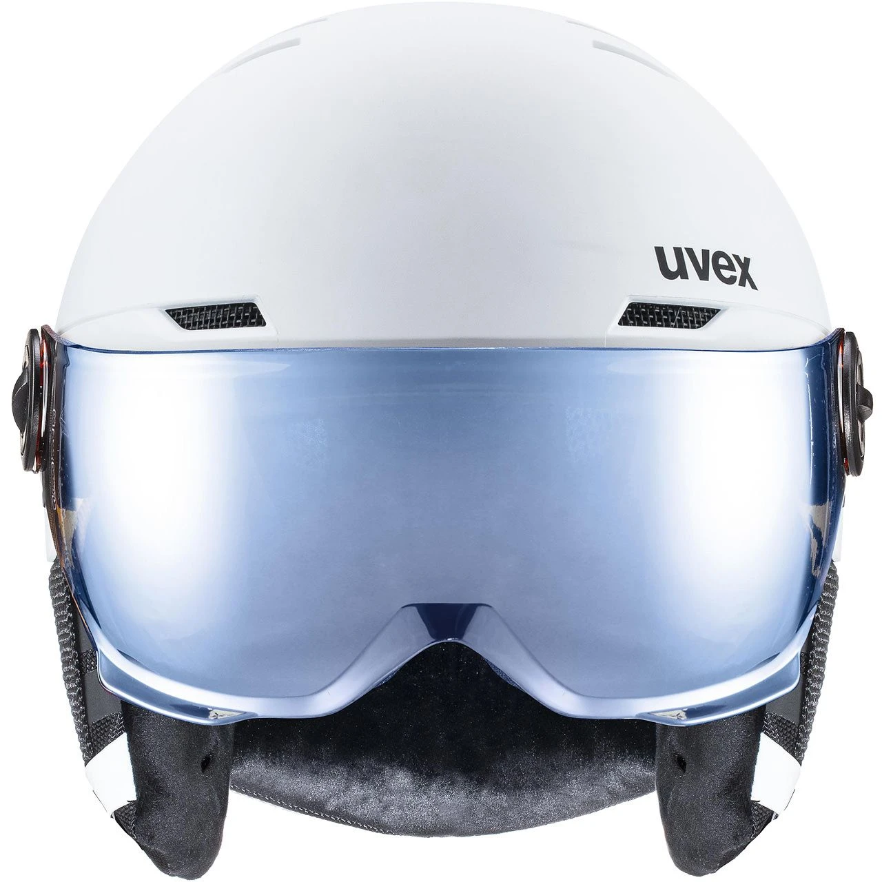 Uvex Rocket Jr. Visor White-black Matt 3 Uvex Rocket Jr. Visor White-black Matt - Afbeelding 3