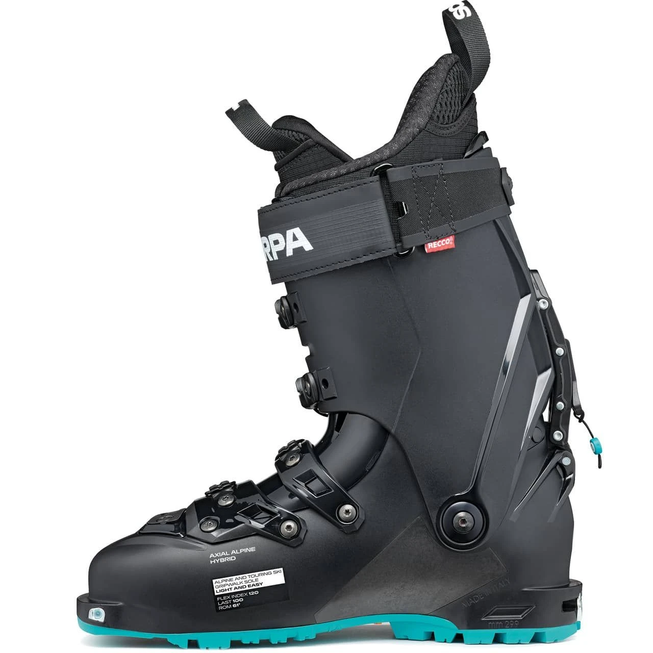 Scarpa 4-Quattro SL W Black/lagoon 2 Scarpa 4-Quattro SL W Black/lagoon - Afbeelding 2