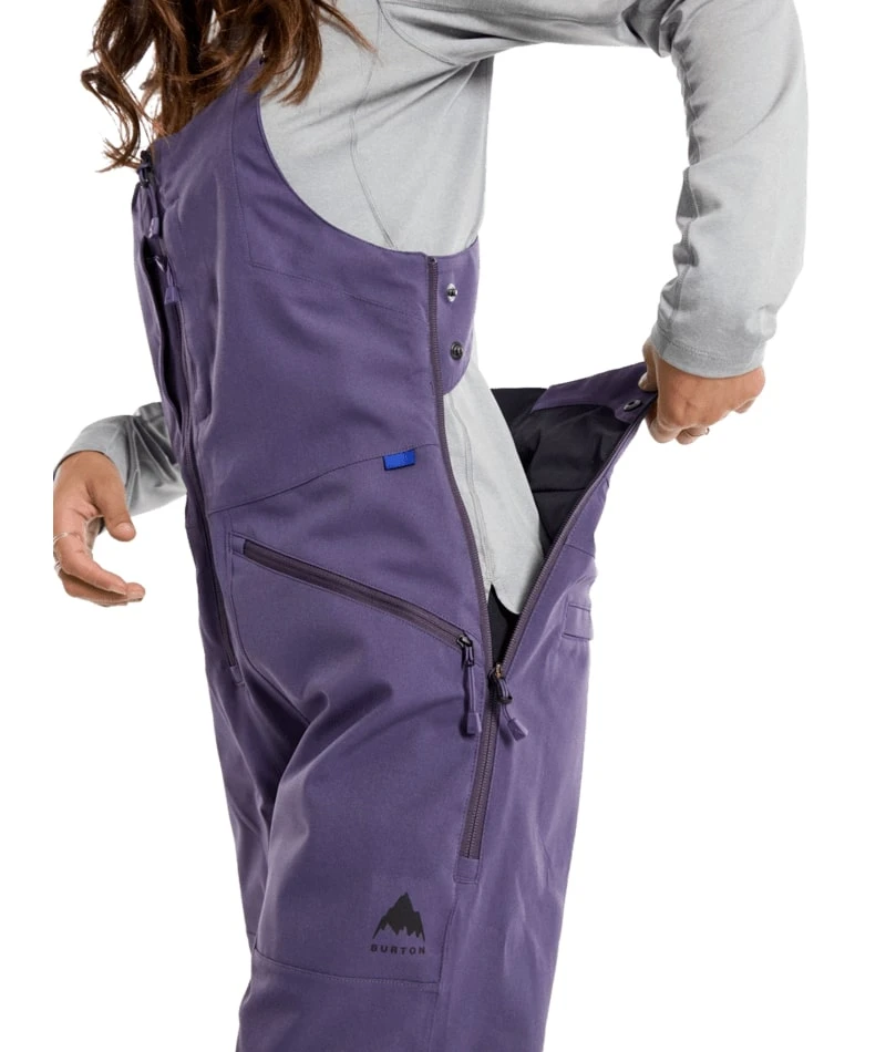 Burton W Reserve Stretch 2L Bib Pants 7 Burton W Reserve Stretch 2L Bib Pants - Afbeelding 7