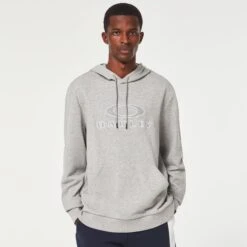 Oakley M Woven Bark Po Hoodie -Optimaal Ski Apparatuur Winkel FOA403679 28B omfr1