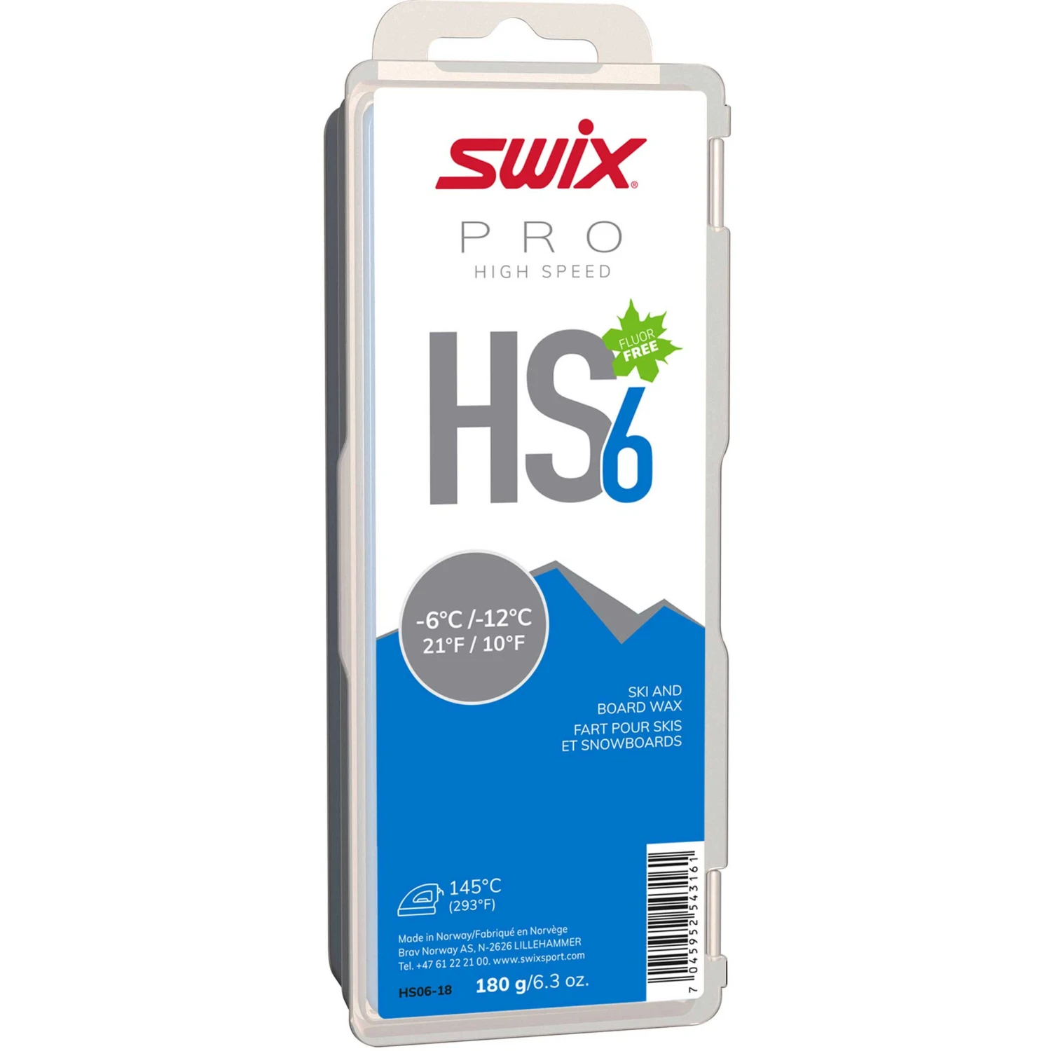Swix HS06 High Speed Wax Blue 1050G 1 Swix HS06 High Speed Wax Blue 1050G